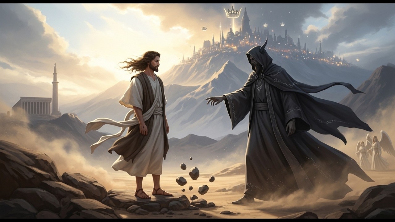 [Blble Song] [KJV] Mattew Chapter 4_1_11_2 / angels came and ministered unto him