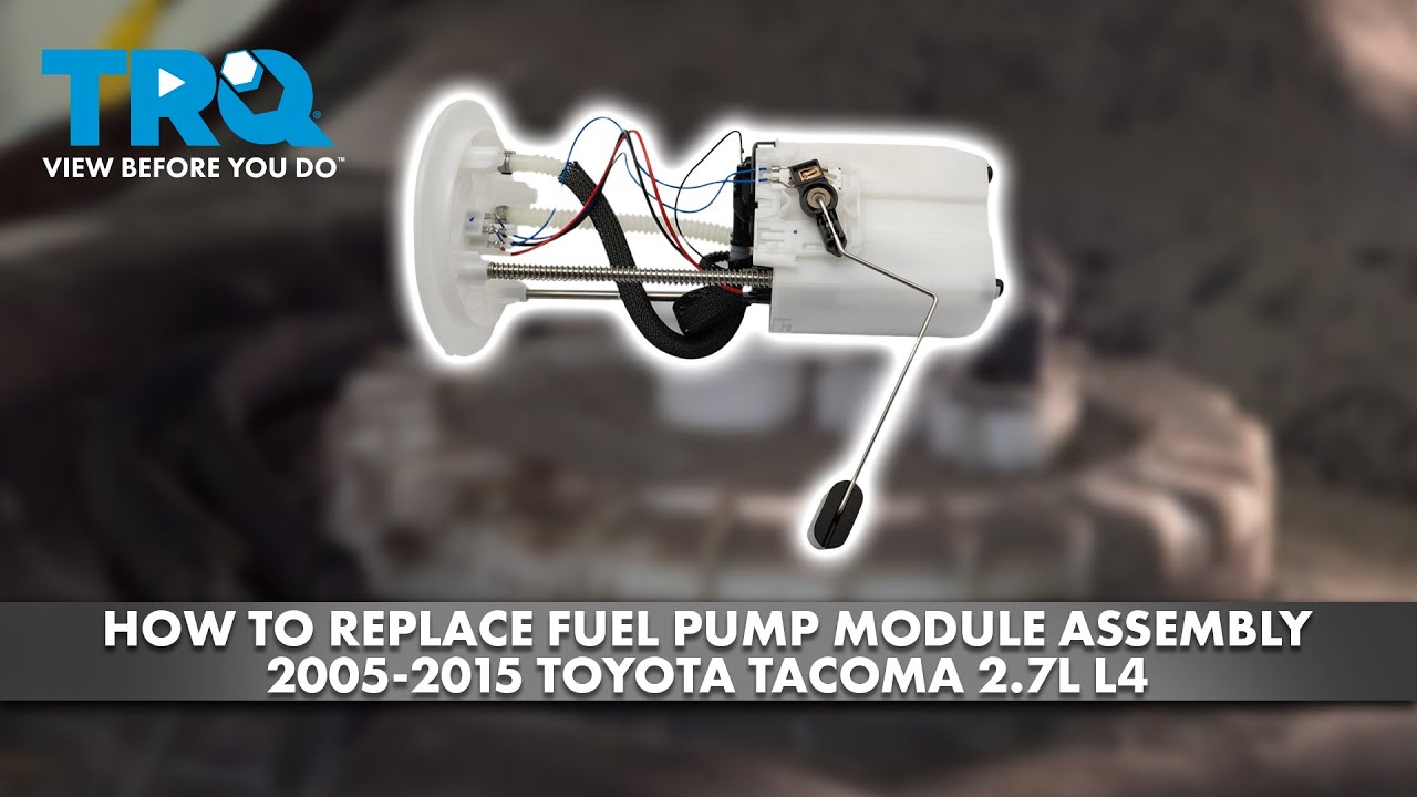 Как заменить модуль топливного насоса в сборе на Toyota Tacoma 2.7L L4 2005-2015 гг.