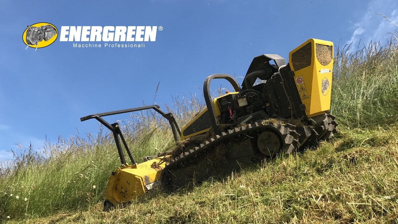 🐘 ROBOT EVO ENERGREEN 🌲 au débroussaillage des pentes jusqu'a 55% 😱 !