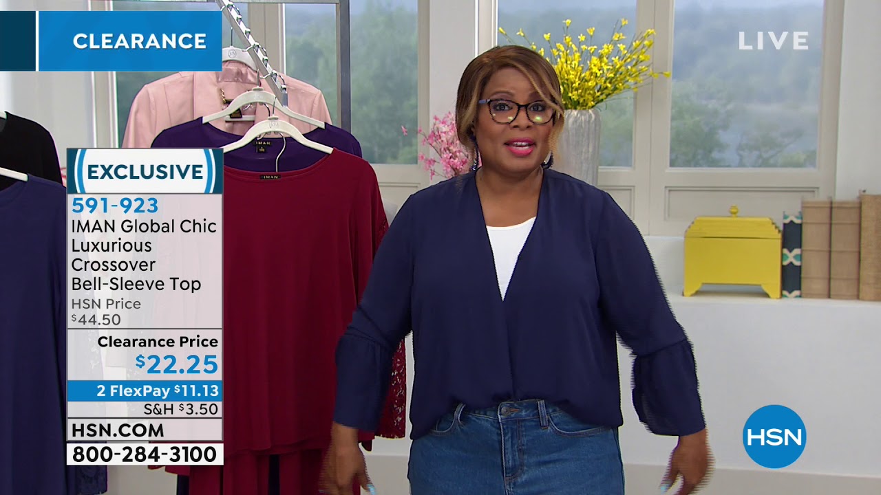 HSN | IMAN Global Chic Fashions Clearance 03.19.2019 - 07 PM