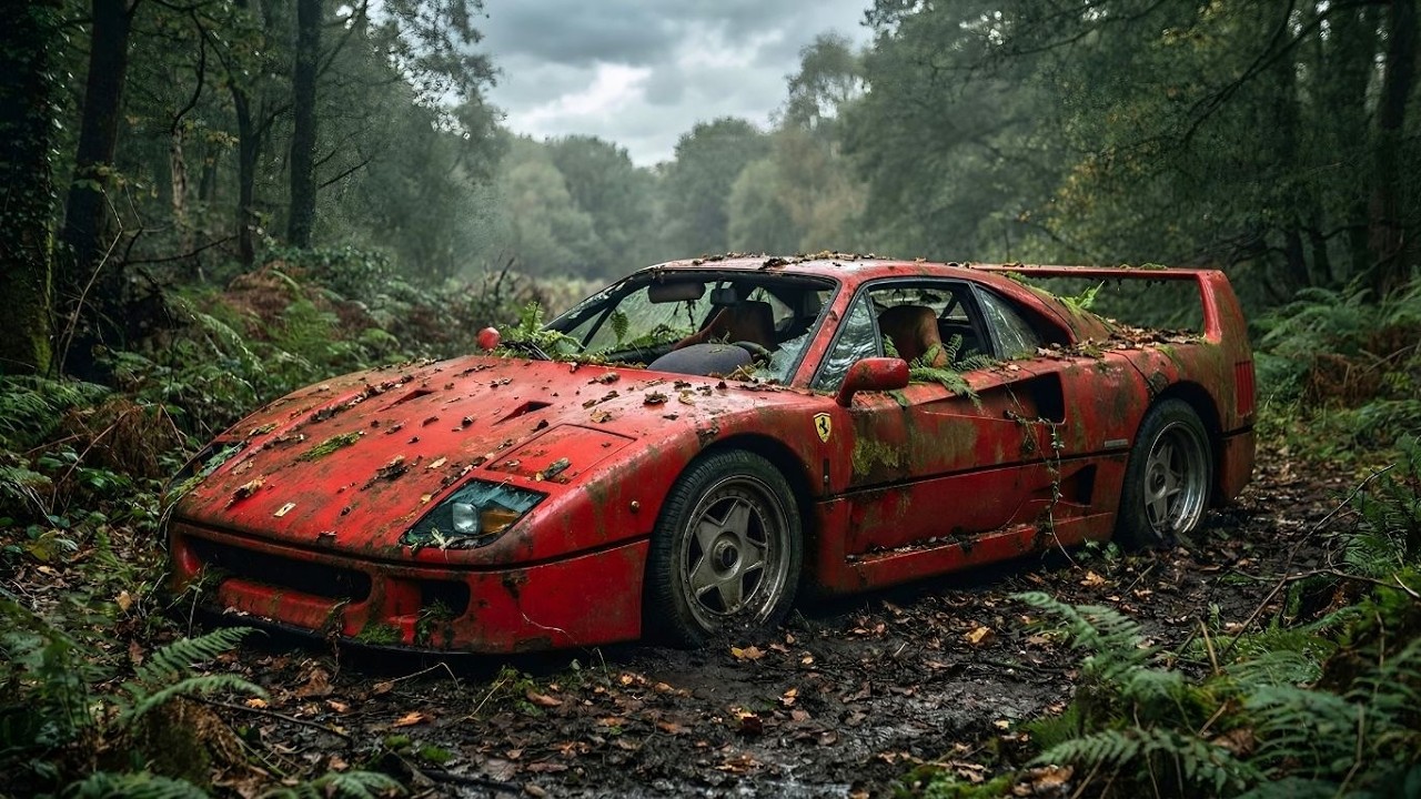 ASMR Car Restoration! |  Full Rebuild 1989 Ferrari F40 Rosso Corsa | Full Showroom Rebuild (4K POV)