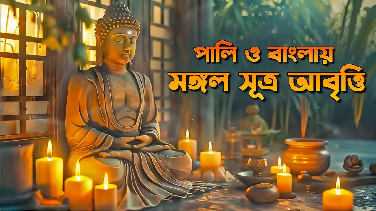 অসাধারন কন্ঠে পালি ও বাংলায় মঙ্গল সূত্র আবৃত্তি || কিশোর বড়ুয়া