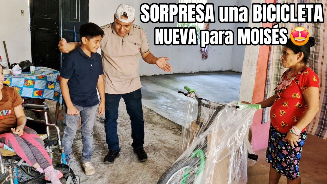 🔴Véan la reacción del hermanito de Glendy al ver su BICICLETA NUEVA que le trajimos.