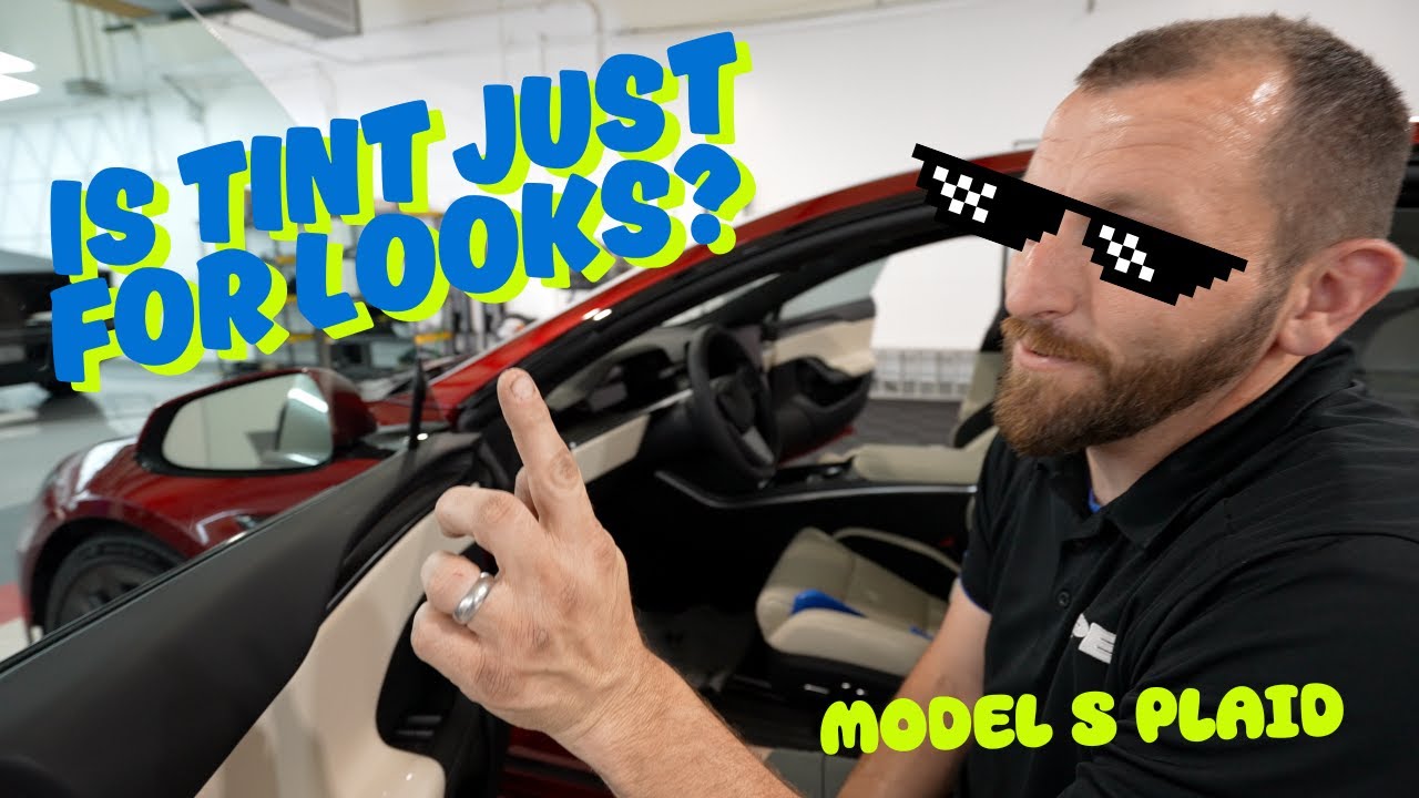 How to HAVE the COOLEST Car in town!!! :  Fully Tinted Model S Plaid