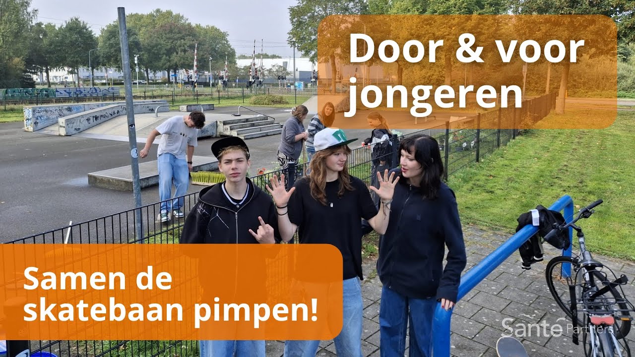 Jongerenwerk: jongeren pimpen de skatebaan samen met Patrick!