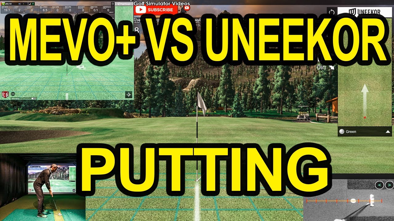Flightscope Mevo+ VS UNEEKOR QED - Putting Review using E6 Connect
