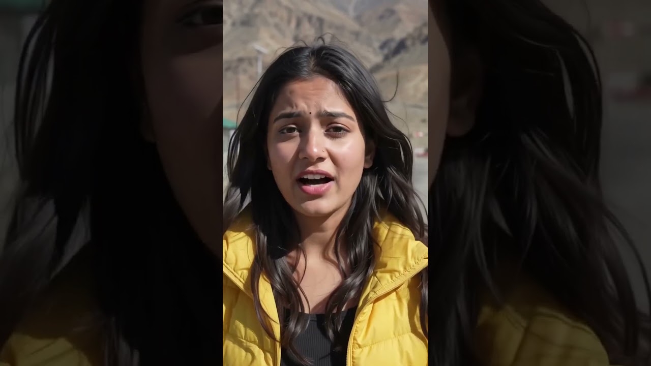 Viral Gen-Z girl has apologised to the army. #Gen-Z #viralgirl #ladakh #army #protest
