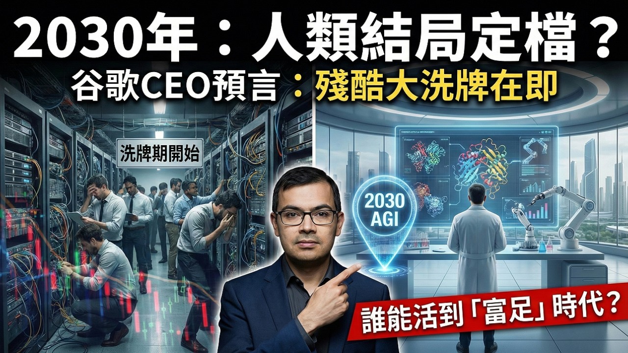 【訪談解讀】Google 掌門人深夜 2 點不睡覺？揭秘 $1 億美金搶人大戰背後的 AI 殘酷真相！🔥
