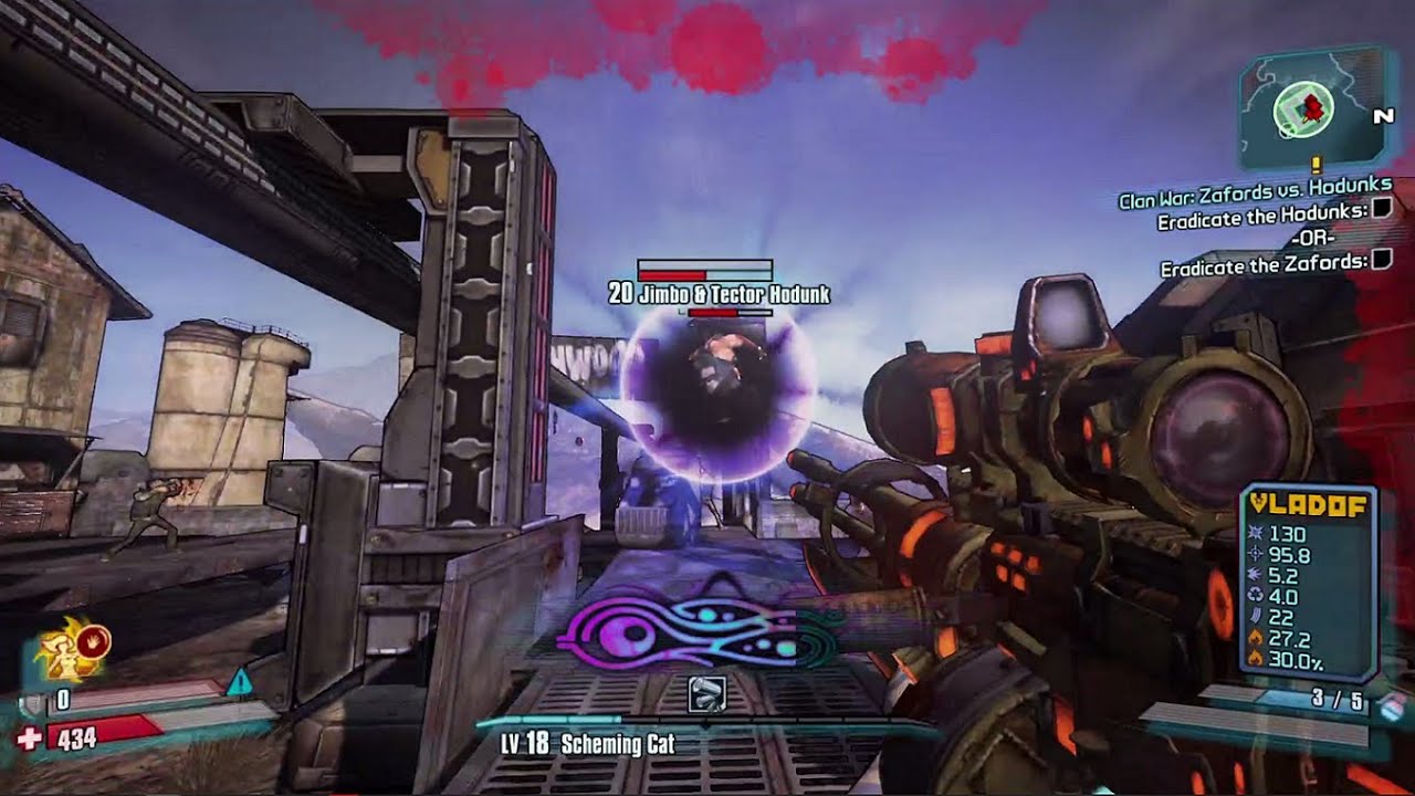 Borderlands 2 - Lets Play - Part 4 - Clan Wars