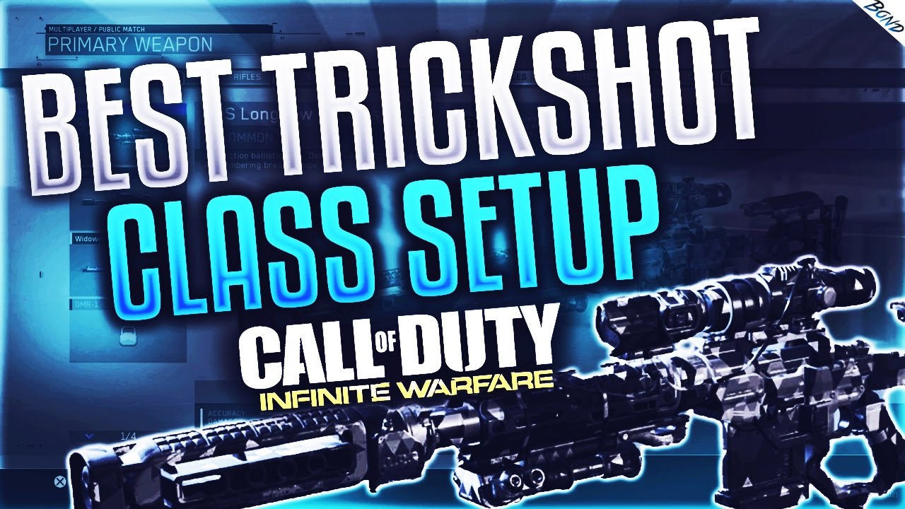 BEST IW TRICKSHOT CLASS 'KBS LONGBOW' SETUP - BEST SNIPER IN IW? (COD: Infinite Warfare Class Setup)