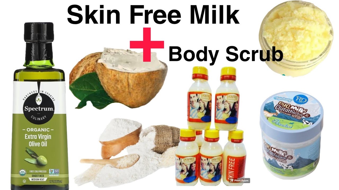 How To Add Skin Free Milk To Your Body Scrub #faceandbodyscrub #bestcream #youtubeshorts