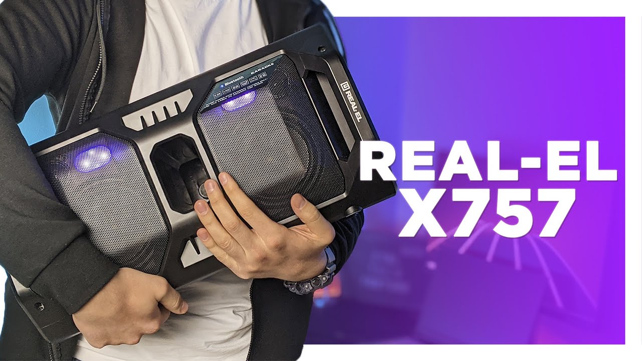 Real-El X-757 - лучшая bluetooth колонка за 80 долларов!
