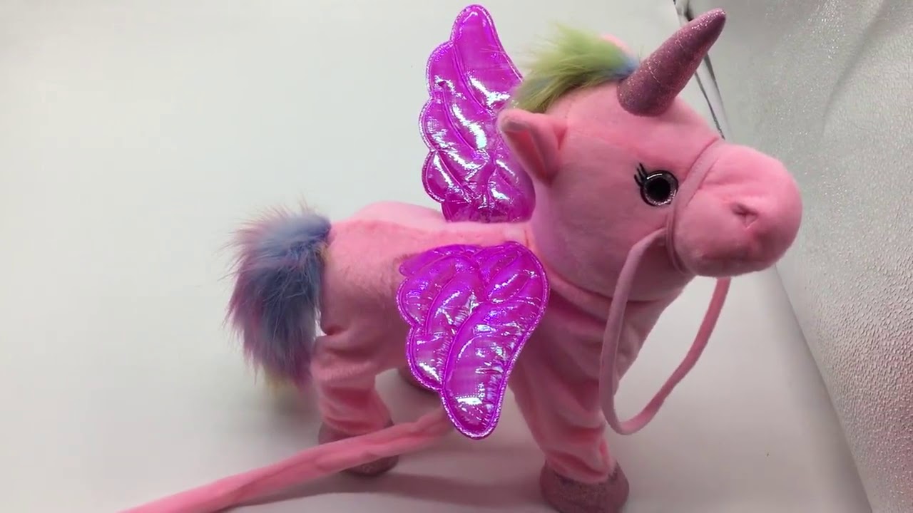 Electric Walking Unicorn Plush Toy