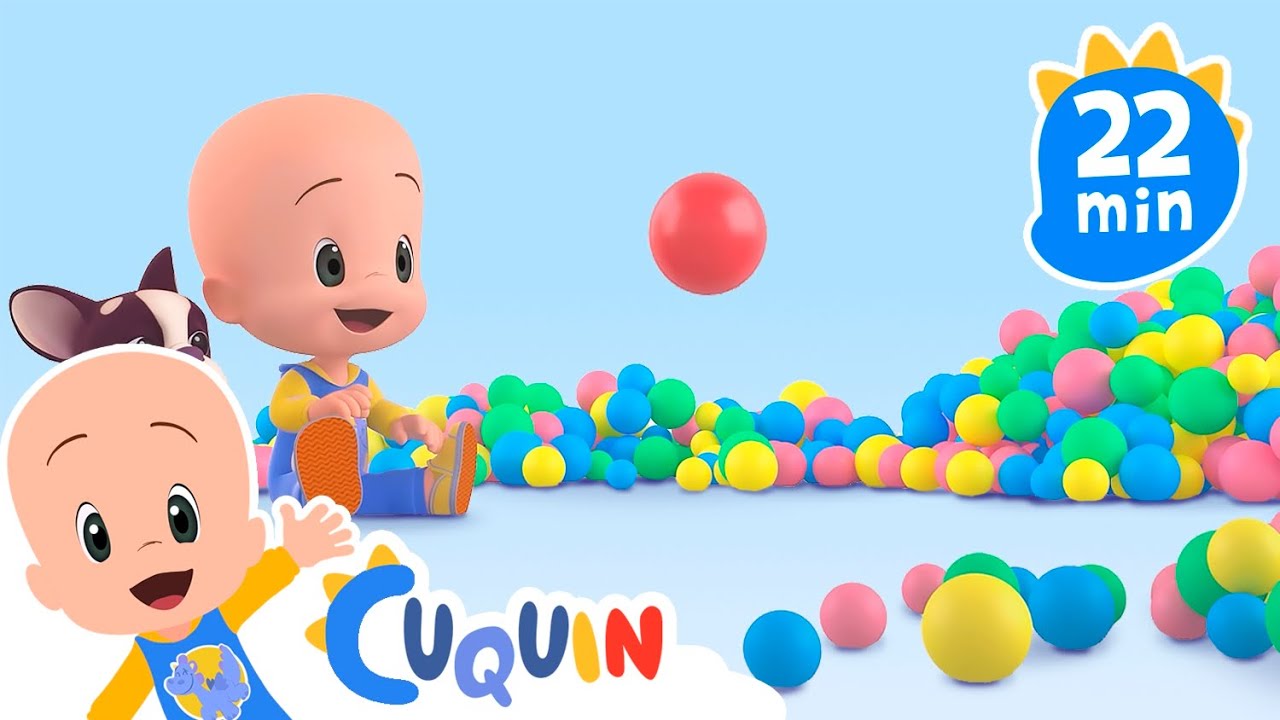 Aprende los colores con la pelota roja de Cuquín 🔴 y sus amigos | Videos educativos para niños