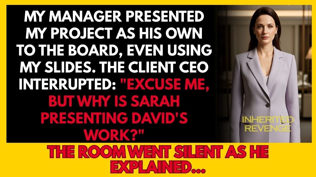 My Manager Took Credit for My $10M Project - The Client's Response Was Perfect