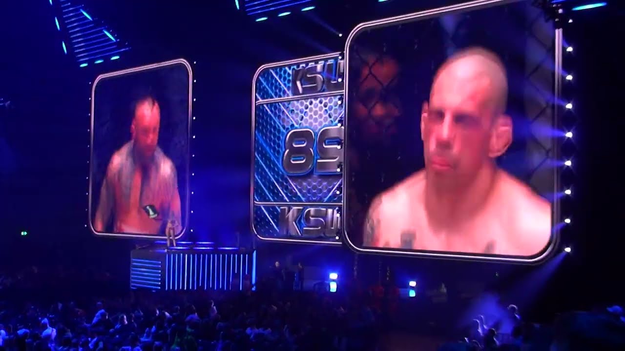 Tomasz Romanowski wyjście na KSW 89 w Gliwicach