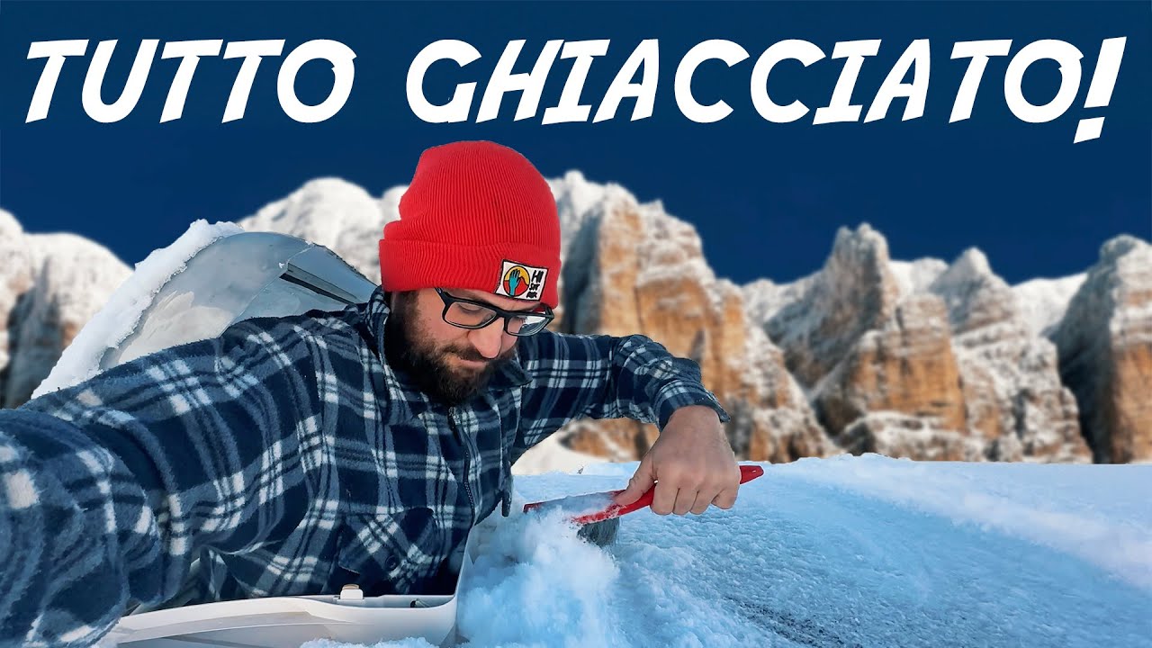 RISVEGLIO IN CAMPER A  -15°! 🥶​