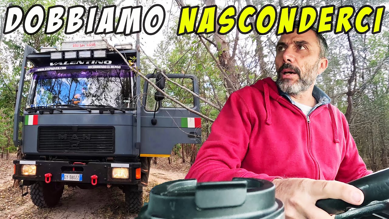 DOBBIAMO NASCONDERCI - Corsa verso la CAPITALE dello Zimbabwe - Giro del mondo in camper 4x4