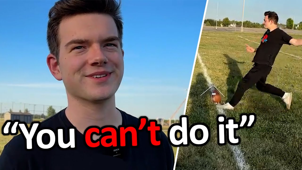 I Tried To Kick An NFL Field Goal