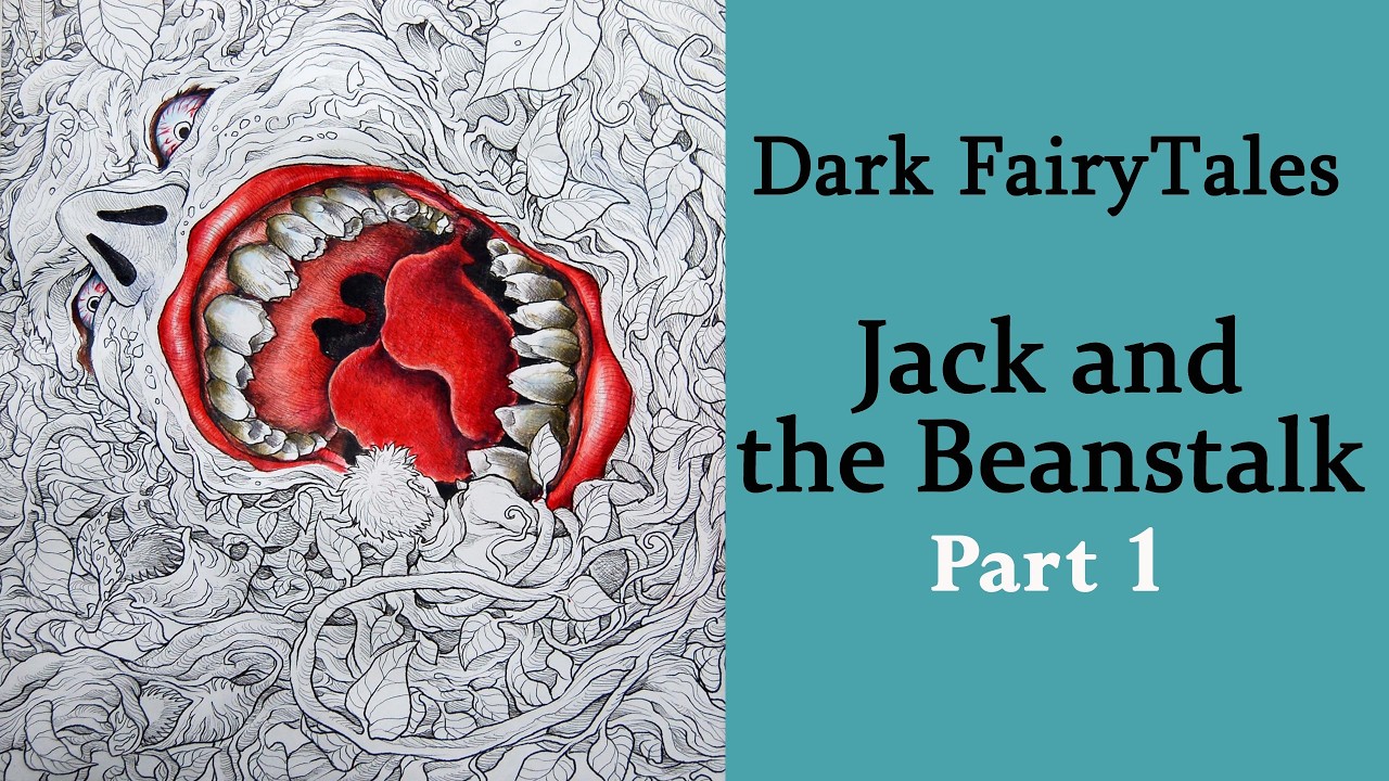 Jack and the Beanstalk. Part 1 #Coloring  in 'Dark Fairy Tales' with ARRTX and Polychromos
