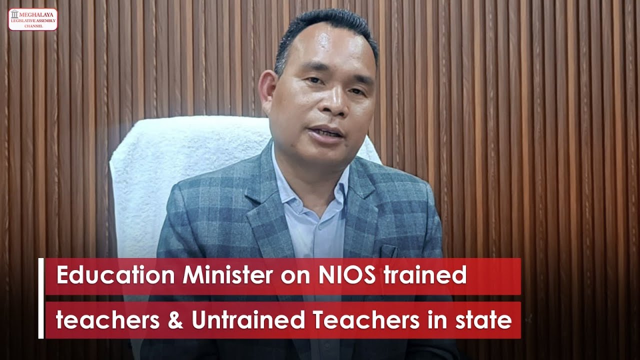 Education Minister on NIOS trained teachers & Untrained Teachers in state