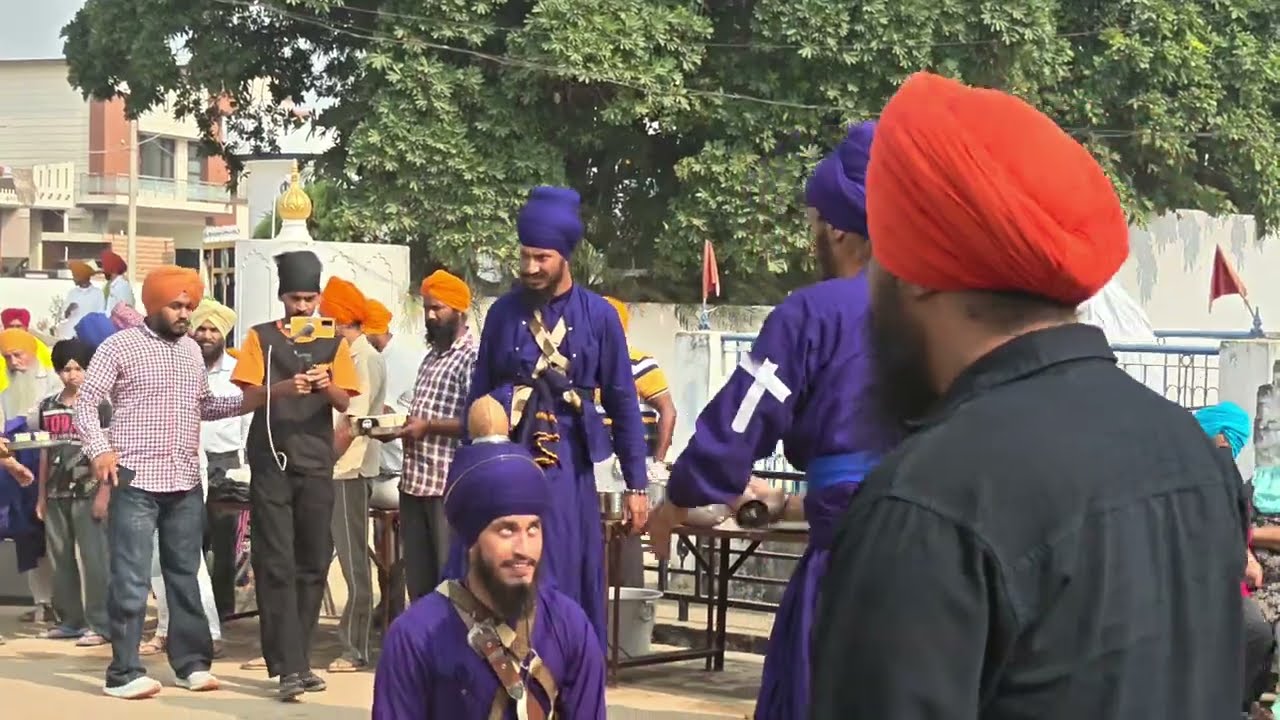 Shri guru nanak dev ji de parkash gurupurb nu smarpit nagarkirtan ,pind.Gandhon kalan,Ropar #wmk 