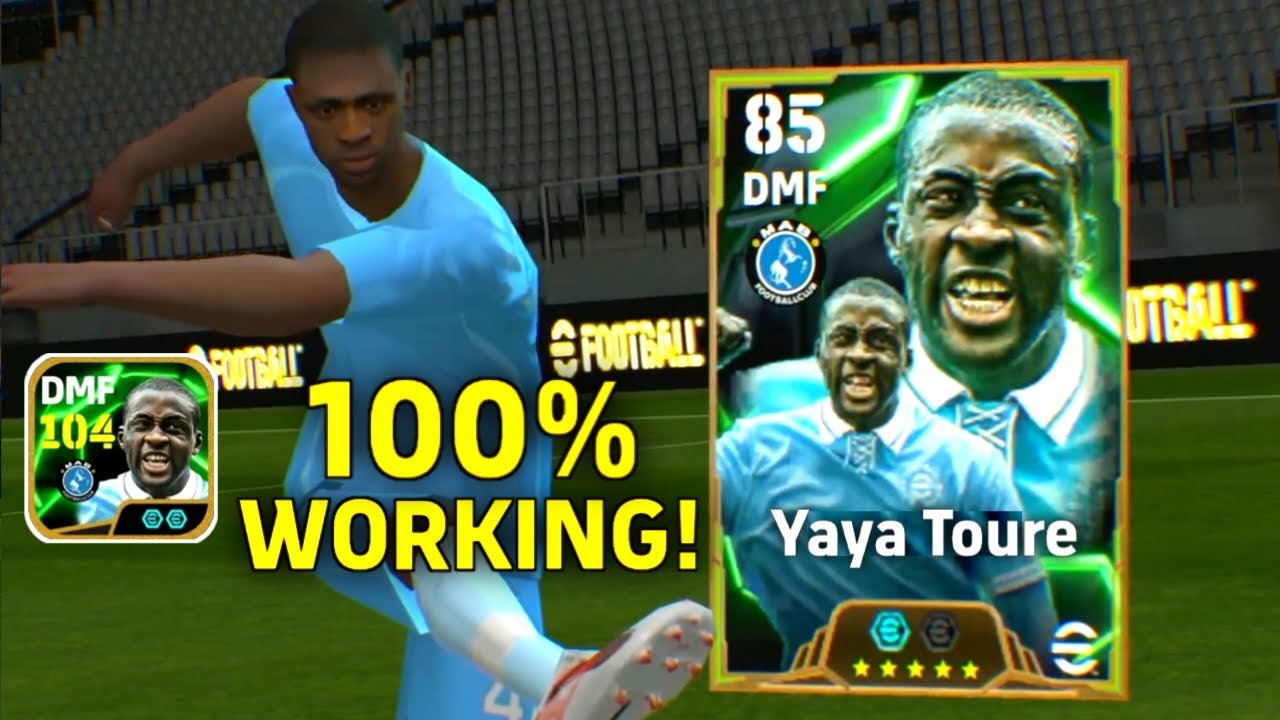 Trick To Get 105 Rated Epic Yaya Toure In eFootball 2025 | yaya toure trick efootball