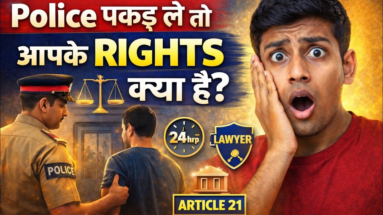 Police पकड़ ले तो आपके Rights क्या हैं? | Common Man Rights | Indian Constitution #FundamentalRights