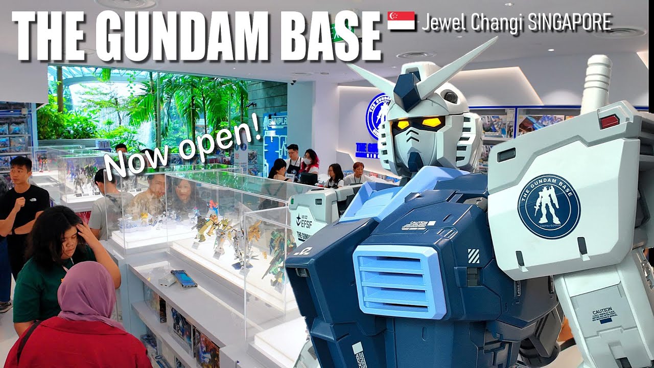The Gundam Base Singapore - Now OPEN! Full Walkthrough - Jewel Changi, Singapore 🇸🇬 [4K]