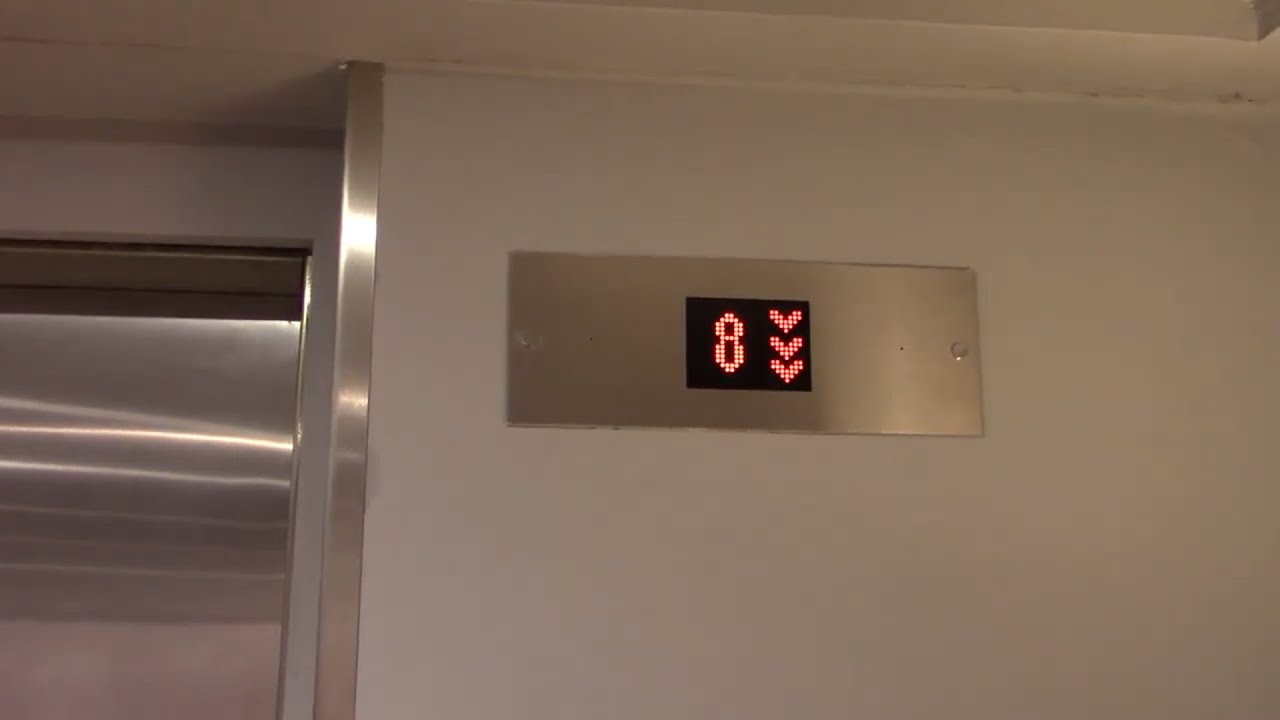 Kone Ecodisc elevators - Double Tree by Hilton Glasgow UK