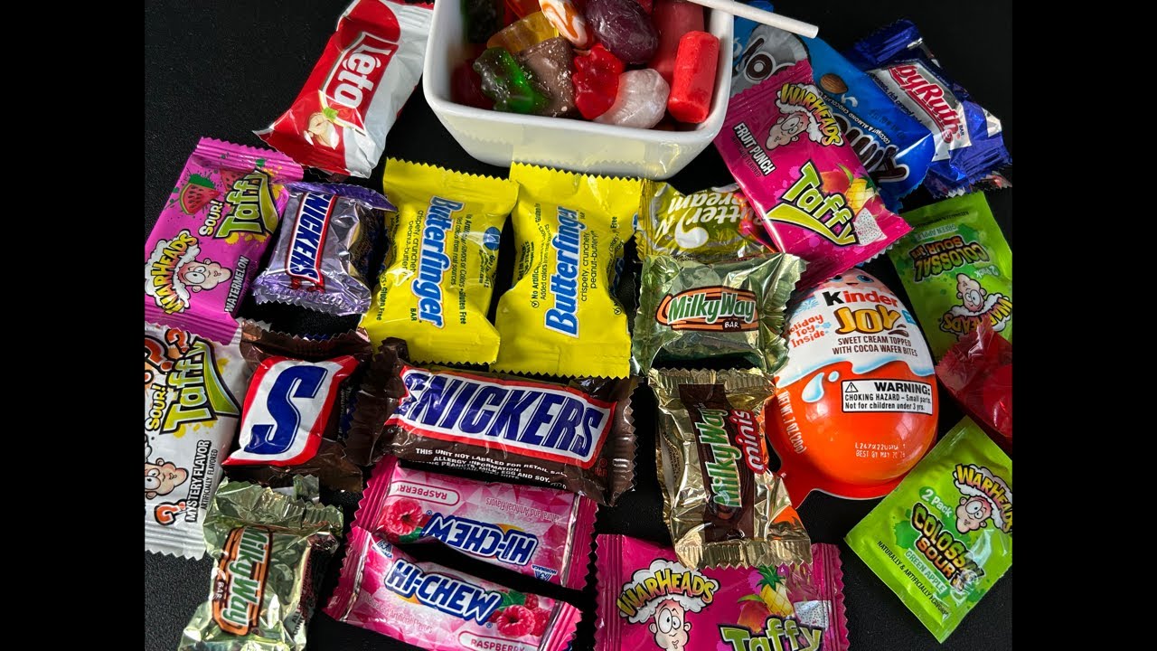 Beautiful candy and chocolate video