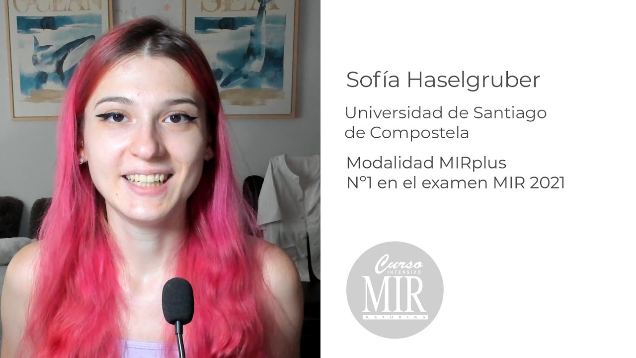 Conoce a la nº1 del MIR 2021, Sofía Haselgruber