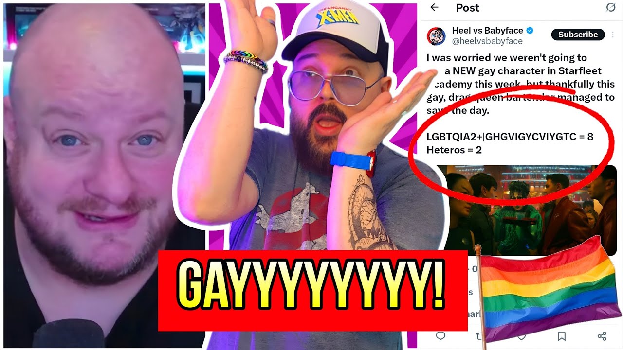Right Wing YOUTUBERS HATE Gay People! Want DEI For Straight People On Star Trek Starfleet Academy!