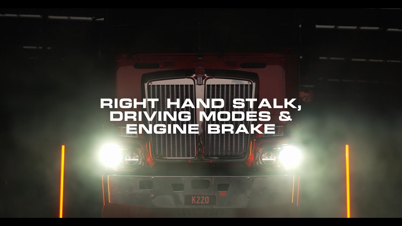 Kenworth K220 Driver Training - Right Hand Stalk Functions