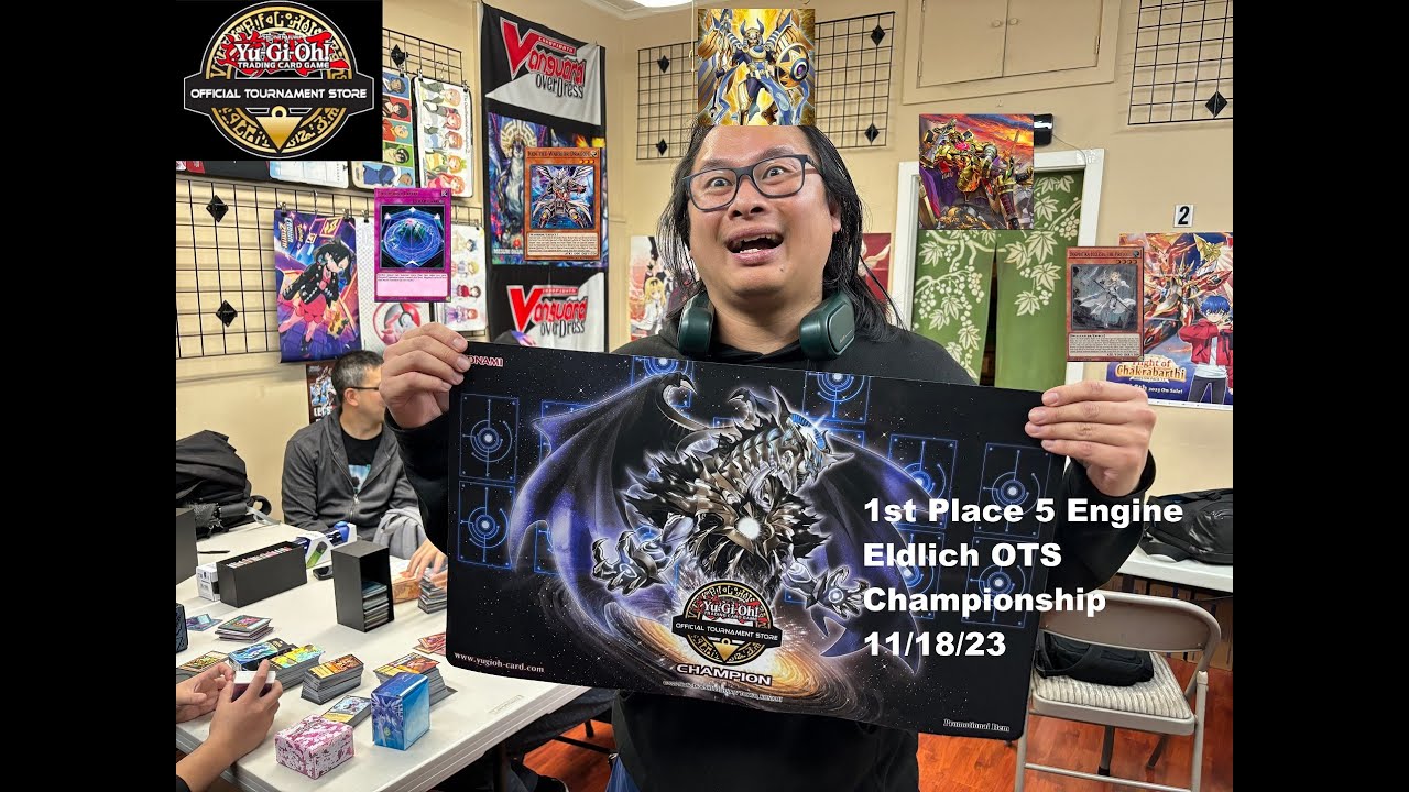 1st Place 5 Engine Eldlich OTS Championship Yu-gi-oh 11/18/23