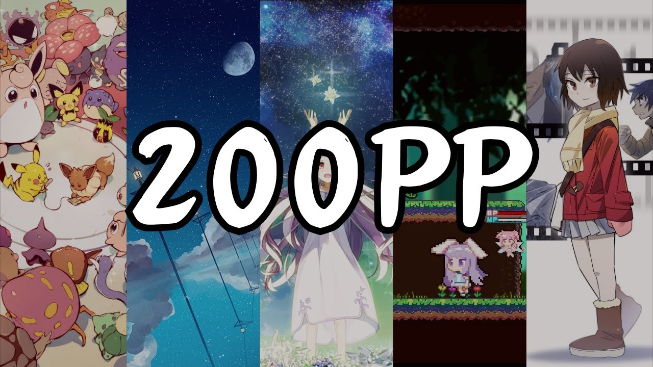 osu! Top 20 Maps of my 200pp plays (NM DT Farm Maps) (2023)