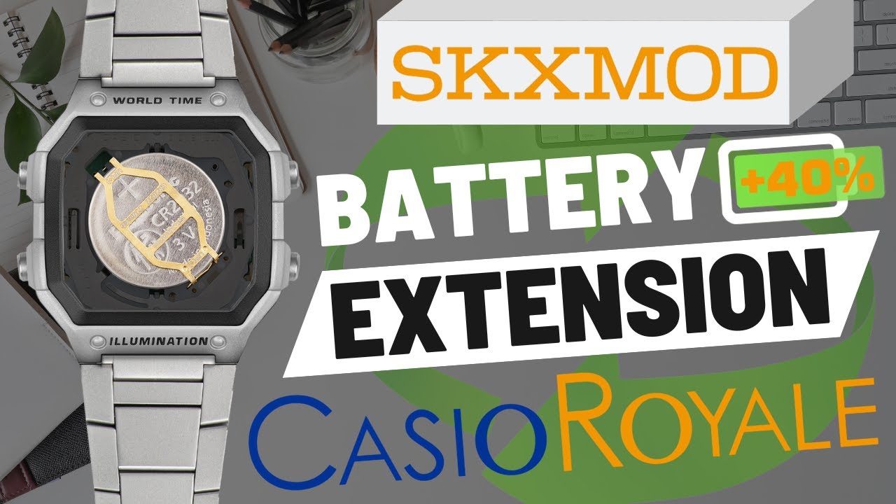 Casio Royale Battery Extension Clip