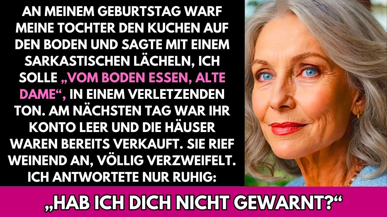 Meine Tochter Warf Meinen Kuchen Zu Boden Und Sagte Ich Soll Essen