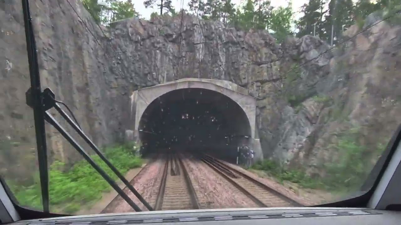 Swedish Railways train driver POV Bro depot-Bålsta #pendeltåg #commuterline #järnväg #cabview #sl