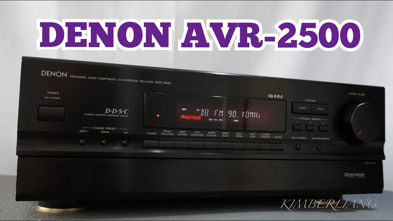 PROBANDO AMPLIFICADOR DENON AVR-2500