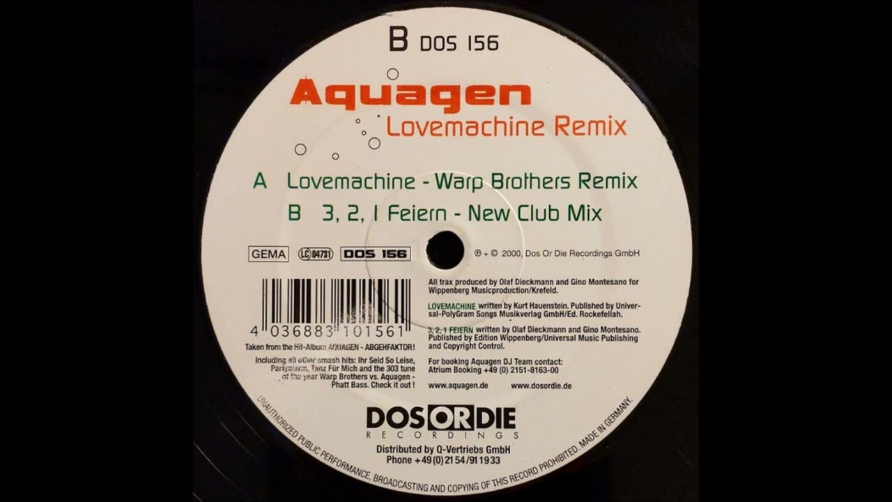 Aquagen - 3, 2, 1 Feiern (New Club Mix) -2000-