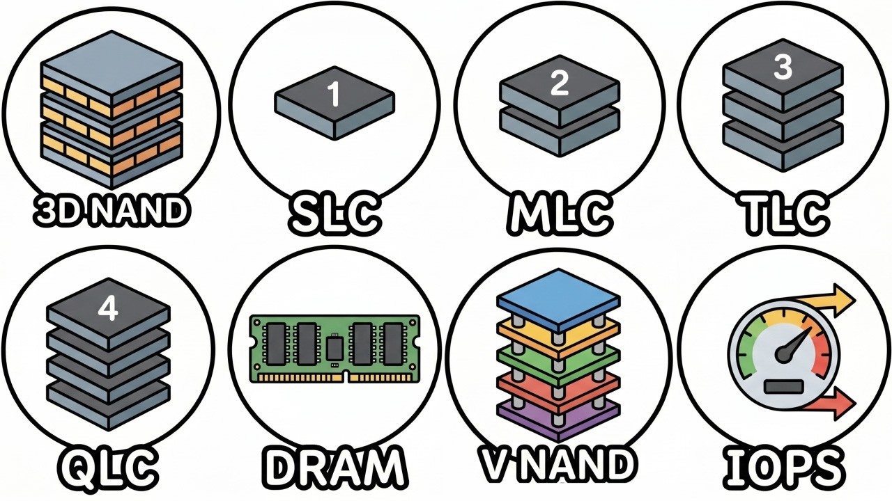 Все типы ячеек флэш-памяти NAND: объяснение