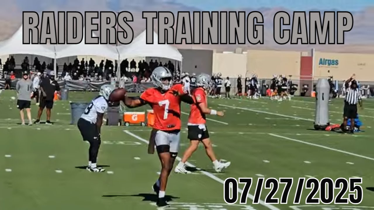 Las Vegas Raiders Training Camp 07 27 2025