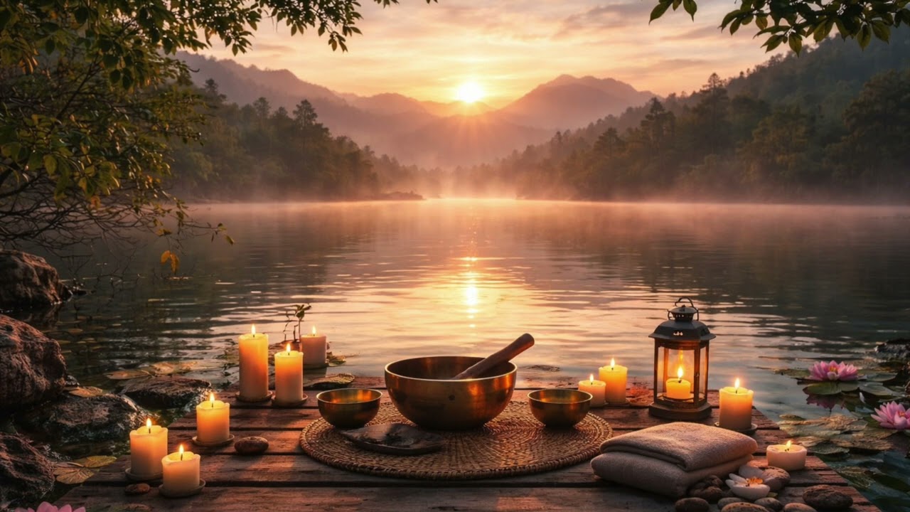 Sunrise By The Mountain Lake (New Age, Relaxing, Meditation)