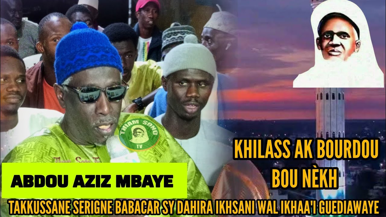 Abdou A Mbaye chante le khilass et explose le takkussane 