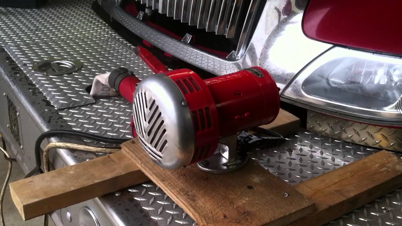 Authentic FDNY Federal 28 Siren Removed From Old Mack Engine 50 Bronx Q New York Fire Department