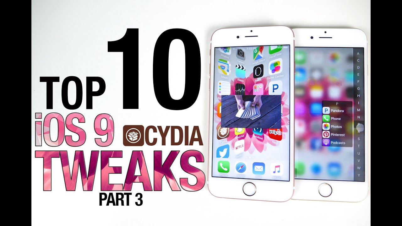 Top 10 iOS 9 Cydia Tweaks Part 3 - 9.0.2 Pangu Jailbreak Compatible