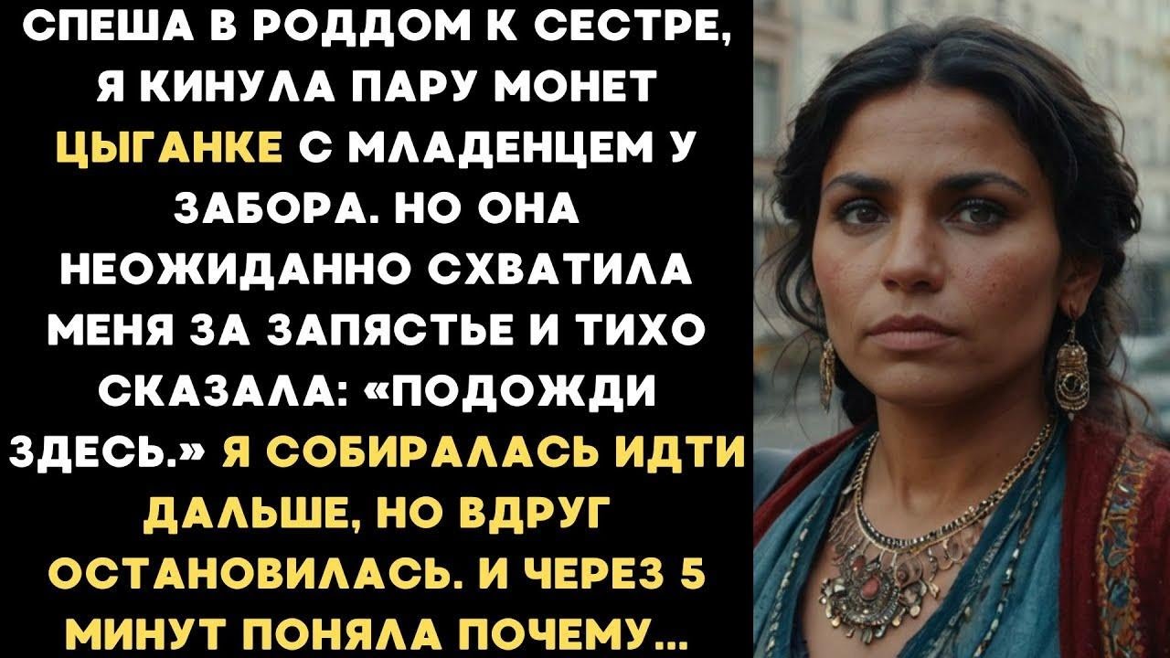 Остановись!  — сказала цыганка и схватила м