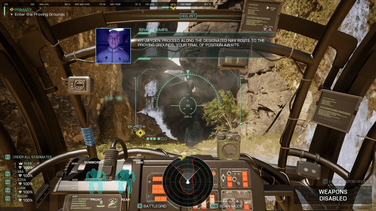 MECHWARRIOR 5: CLANS - RX 9060XT 1080P MAX SETTINGS