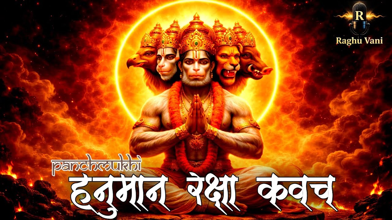 Panchmukhi Hanuman Raksha Kavach ( पंचमुखी हनुमान रक्षा कवच)| Powerful Protection Mantra